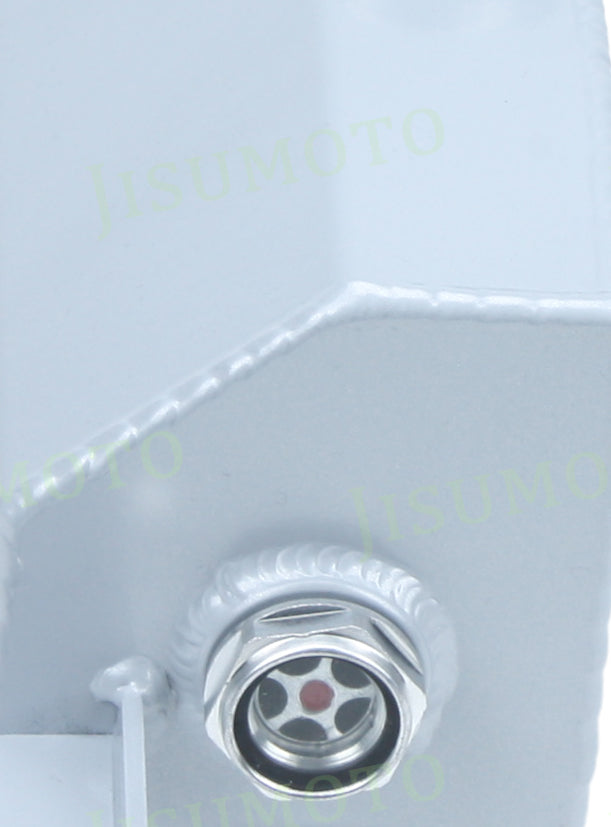 Alloy Coolant Reservoir Overflow Bottle Tank FOR 14-18 Infiniti Q50 W/sight glass 671-50629